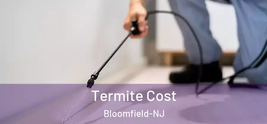 Termite Cost Bloomfield-NJ